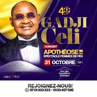 Concert 40 ans de carrière Gadji CELI